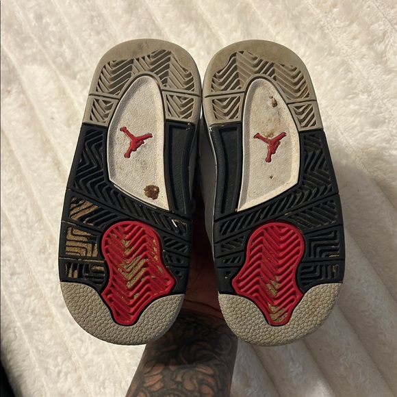 Jordan 4 Retro White Cement (Toddler) - Picture 5 of 14